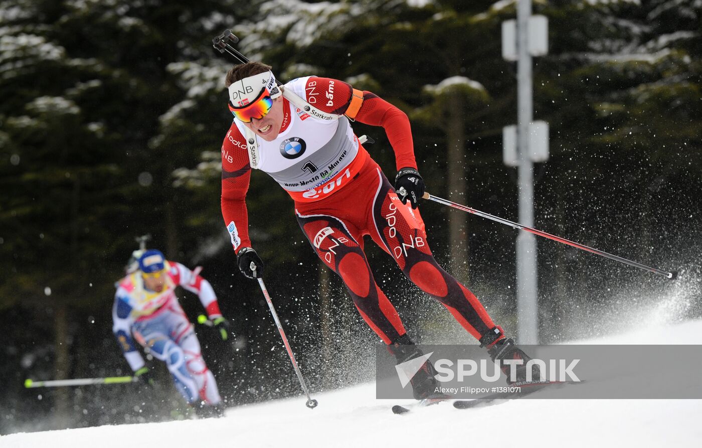 Biathlon World Championships. Men's Mass Start