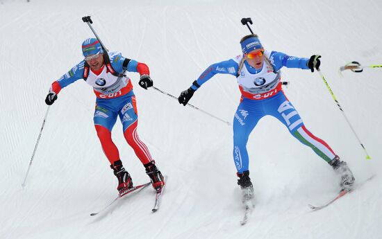 Biathlon World Championships. Men's Mass Start