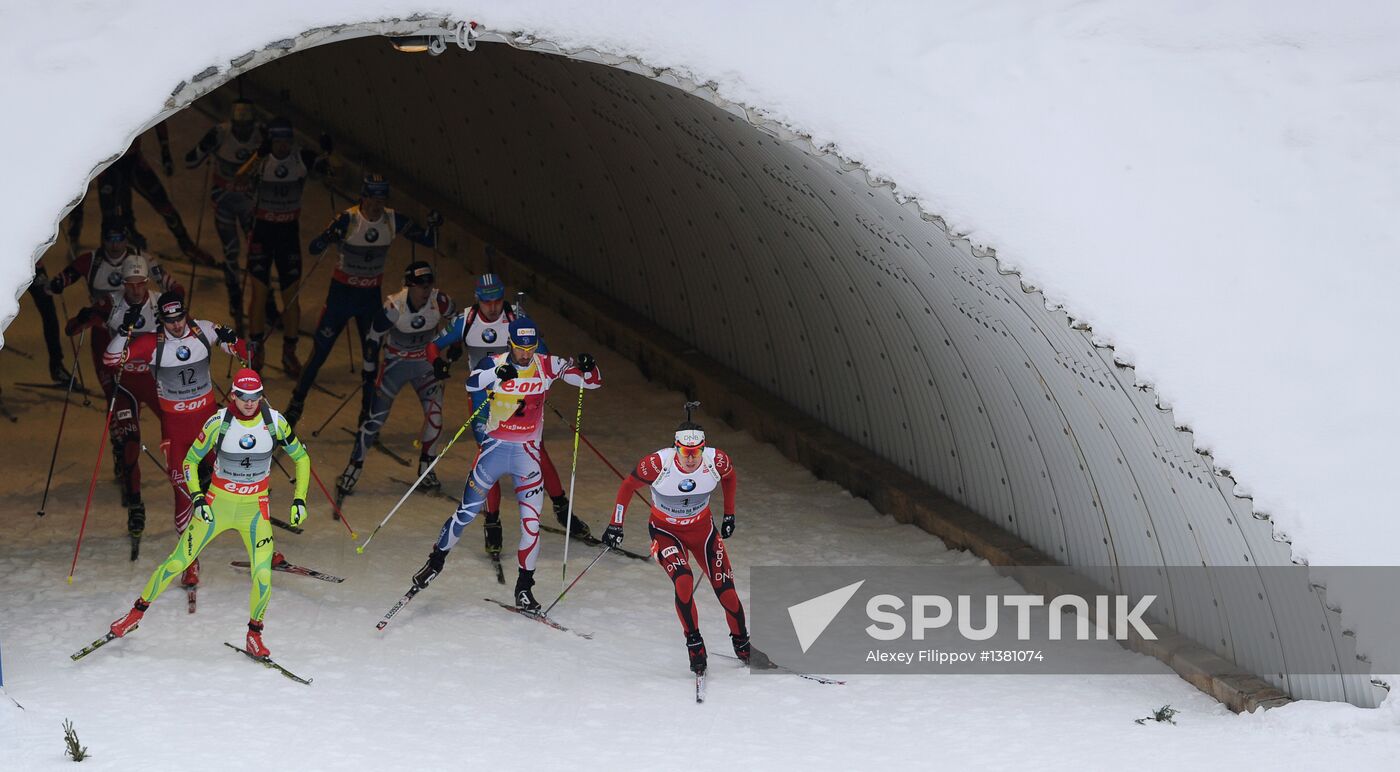 Biathlon World Championships. Men's Mass Start