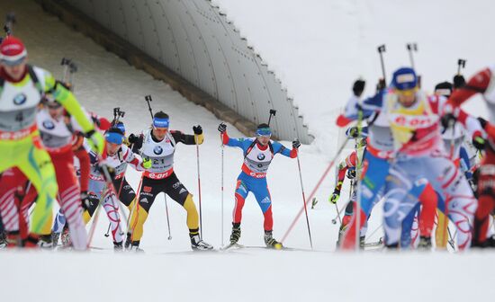 Biathlon World Championships. Men's Mass Start