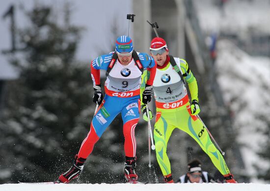 Biathlon World Championships. Men's Mass Start