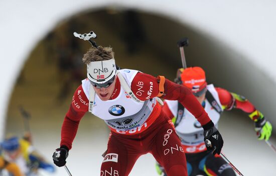 Biathlon World Championships. Men's Mass Start