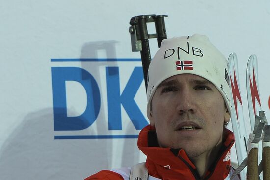 Biathlon World Championships. Men's Mass Start