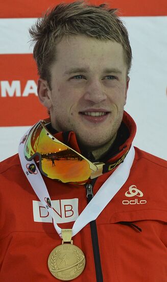 Biathlon World Championships. Men's Mass Start