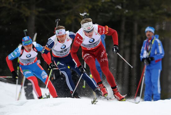 Biathlon World Championships. Men's Mass Start