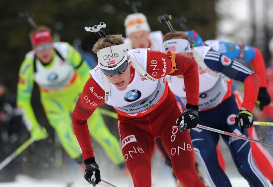 Biathlon World Championships. Men's Mass Start