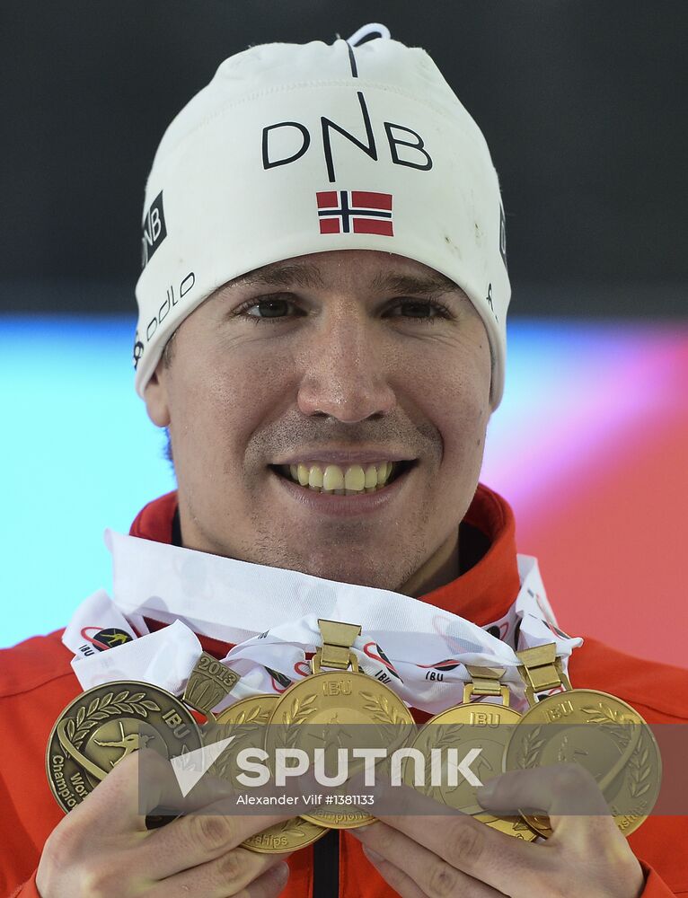 Biathlon World Championships. Men's Mass Start