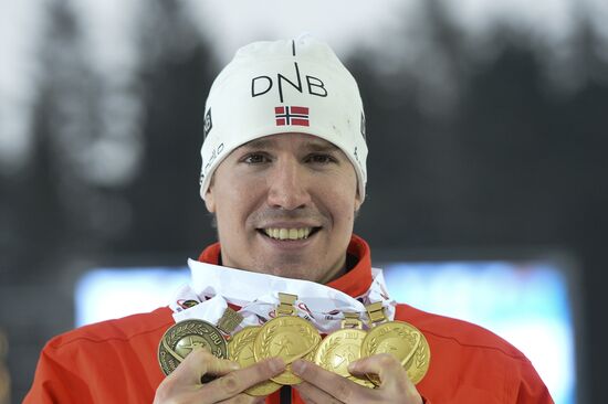 Biathlon World Championships. Men's Mass Start