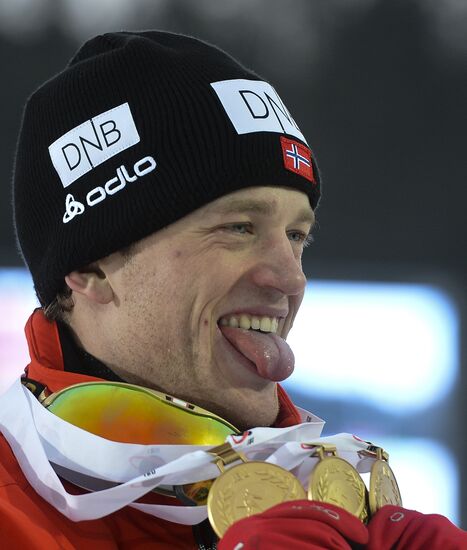 Biathlon World Championships. Men's Mass Start