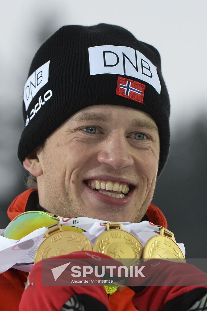 Biathlon World Championships. Men's Mass Start