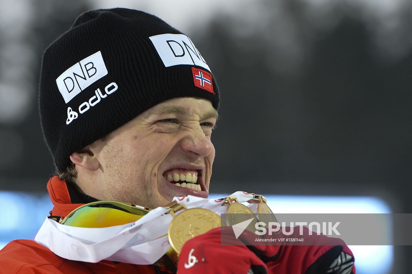 Biathlon World Championships. Men's Mass Start