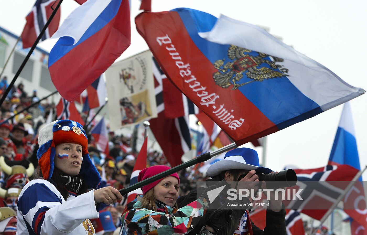 Biathlon World Championships. Men's Mass Start