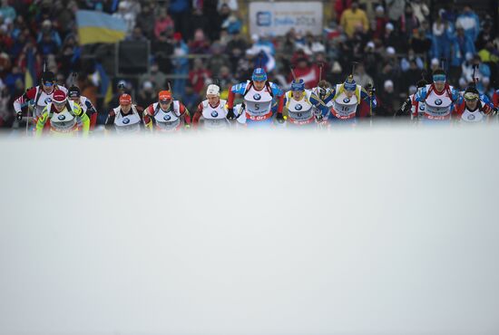 Biathlon World Championships. Men's Mass Start