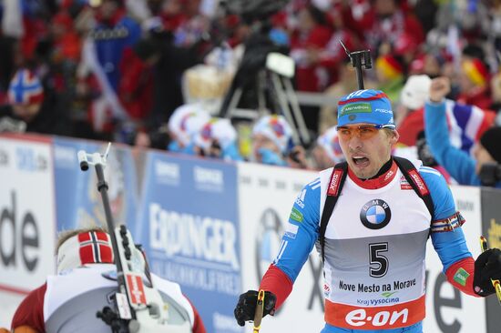 Biathlon World Championships. Men's Mass Start