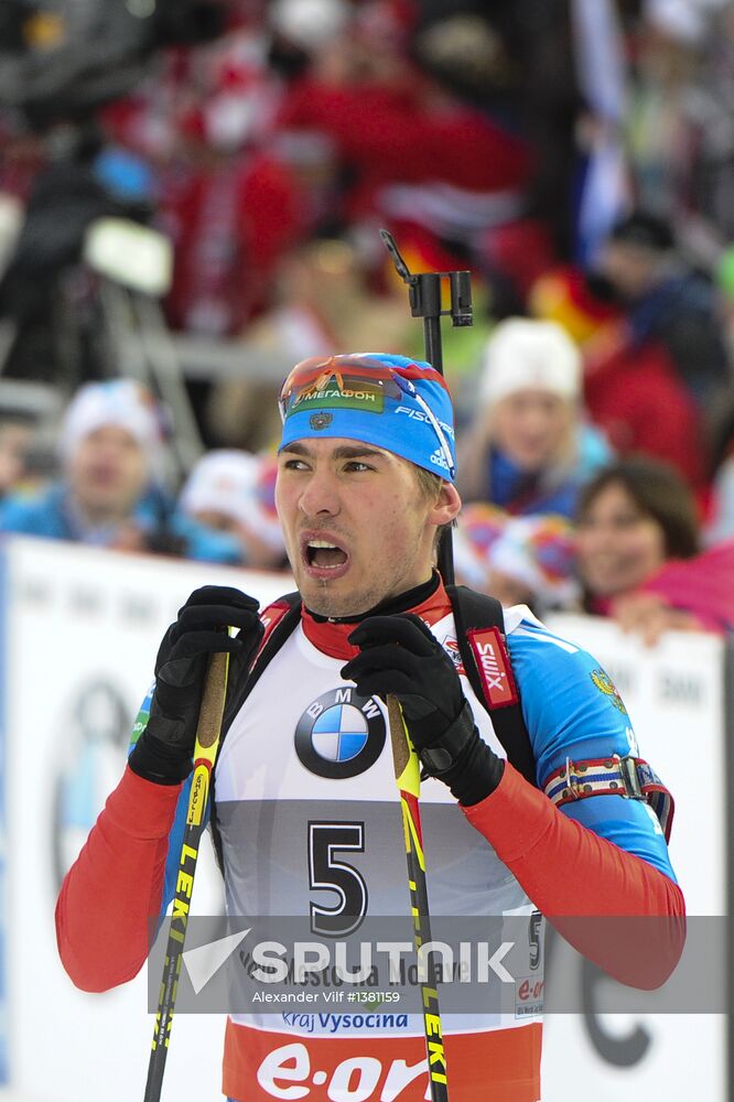 Biathlon World Championships. Men's Mass Start