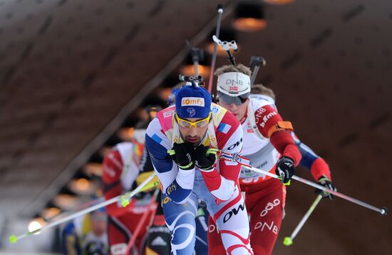 Biathlon World Championships. Men's Mass Start