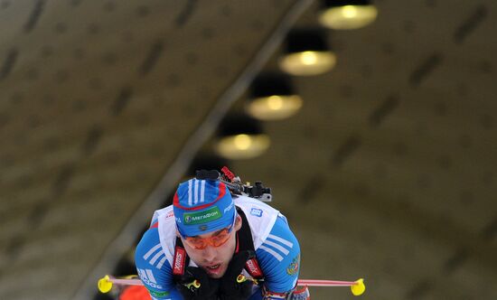 Biathlon World Championships. Men's Mass Start