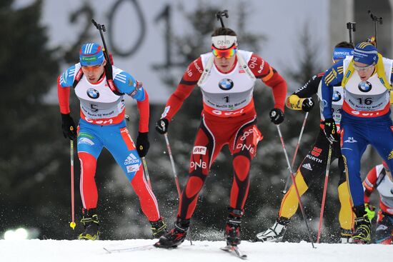 Biathlon World Championships. Men's Mass Start