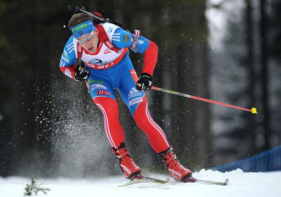 Biathlon World Championships. Men's Mass Start