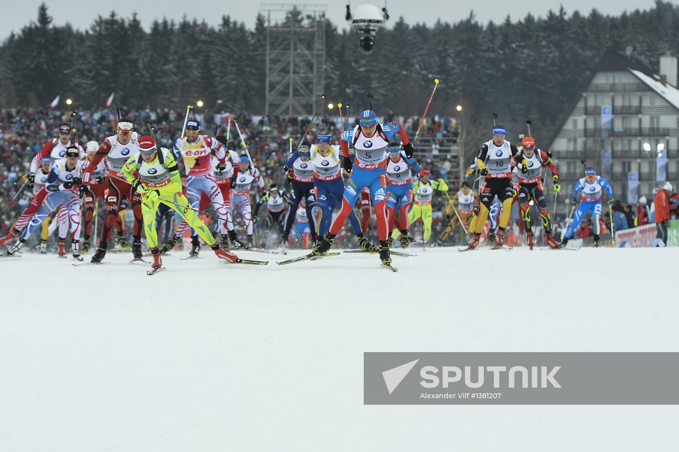Biathlon World Championships. Men's Mass Start