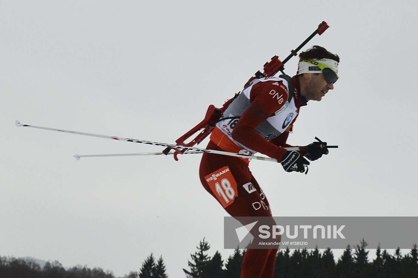 Biathlon World Championships. Men's Mass Start
