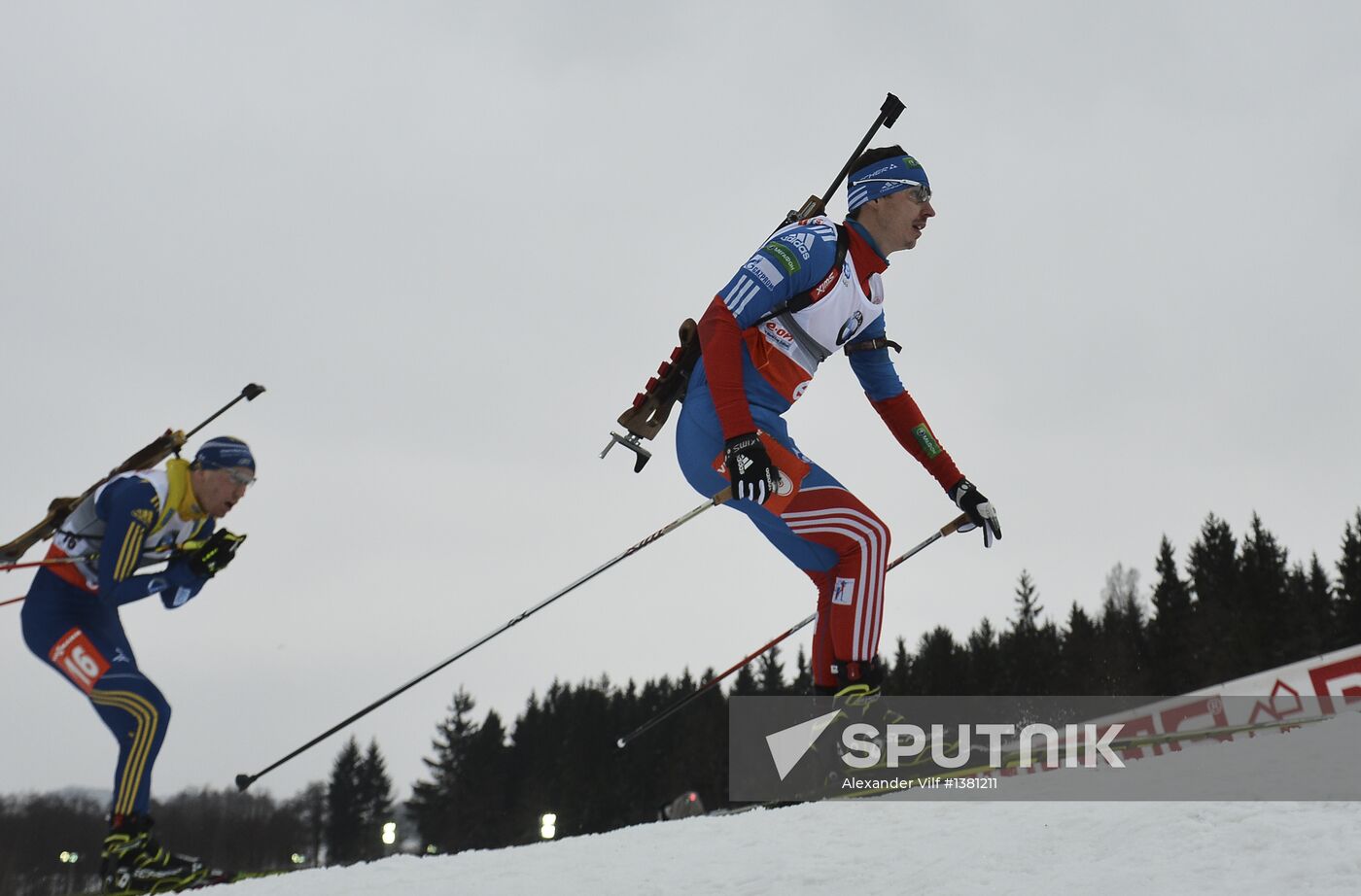 Biathlon World Championships. Men's Mass Start