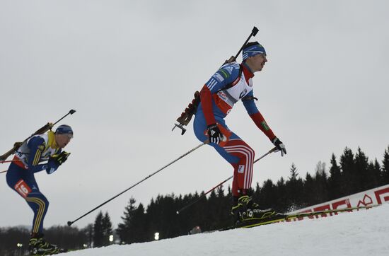 Biathlon World Championships. Men's Mass Start