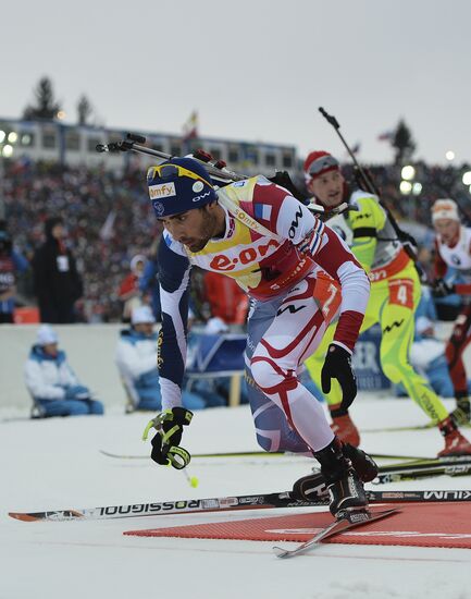 Biathlon World Championships. Men's Mass Start
