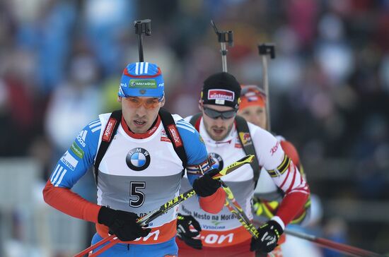 Biathlon World Championships. Men's Mass Start