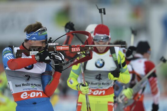 Biathlon World Championships. Men's Mass Start