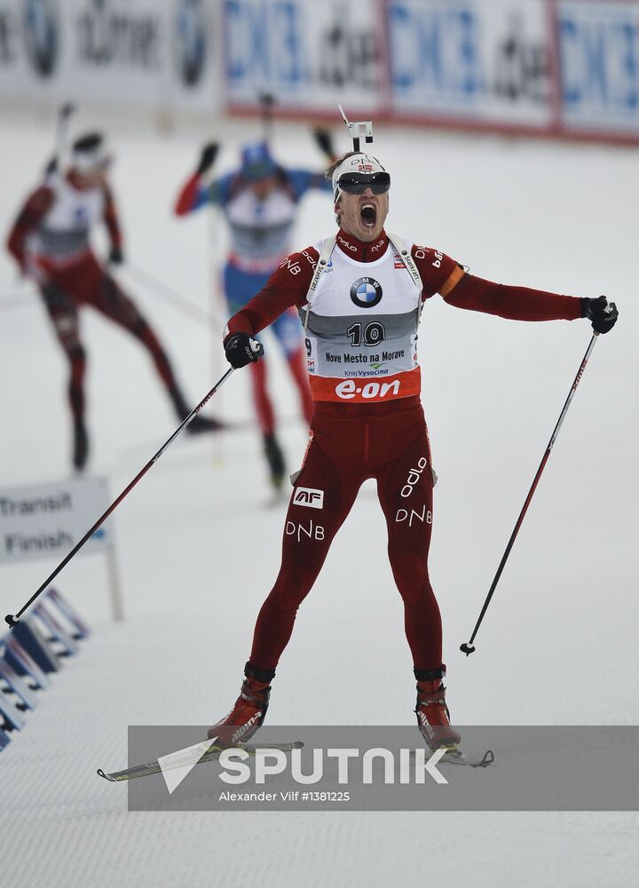 Biathlon World Championships. Men's Mass Start