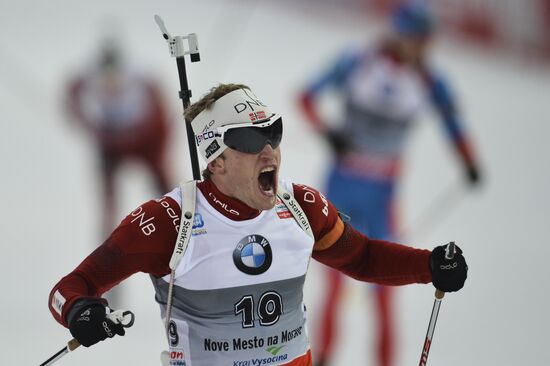 Biathlon World Championships. Men's Mass Start