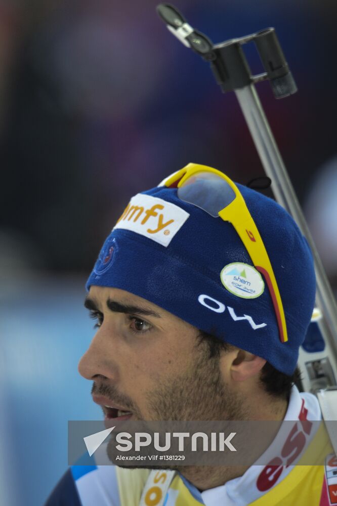 Biathlon World Championships. Men's Mass Start