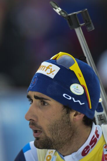 Biathlon World Championships. Men's Mass Start