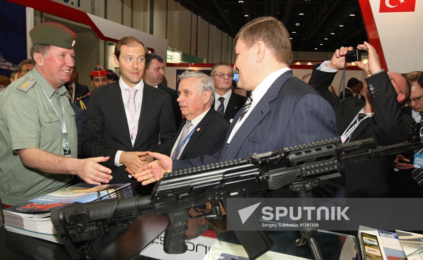 D.Manturov at IDEX 2013 Defence Exhibition in UAE