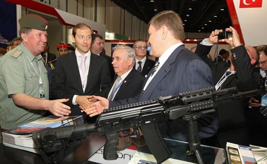 D.Manturov at IDEX 2013 Defence Exhibition in UAE