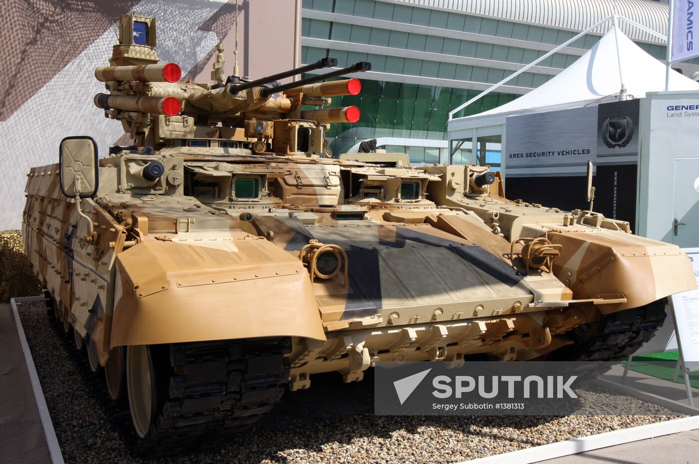 D.Manturov at IDEX 2013 Defence Exhibition in UAE