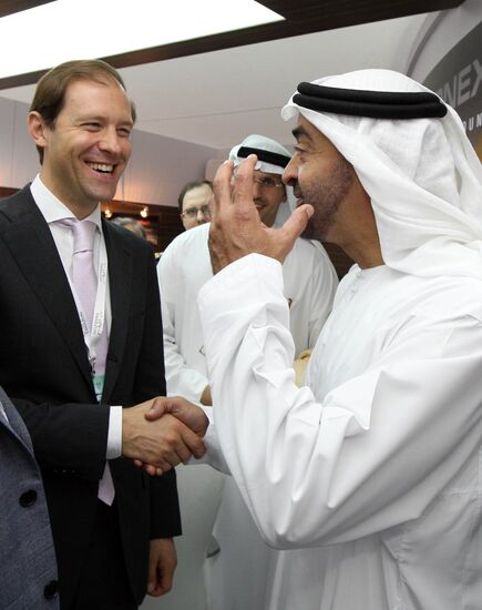 D.Manturov at IDEX 2013 Defence Exhibition in UAE