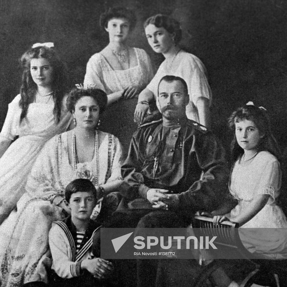 Russian Emperor Nicholas II and his family