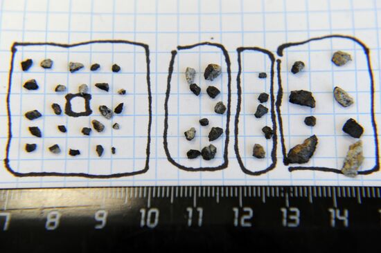 Scientists analyze structure of fallen meteorite