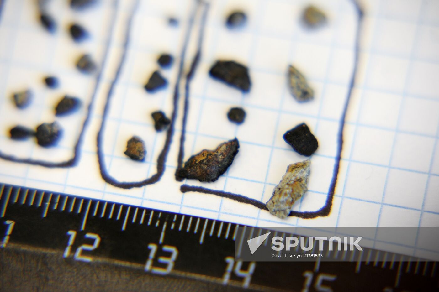 Scientists analyze structure of fallen meteorite