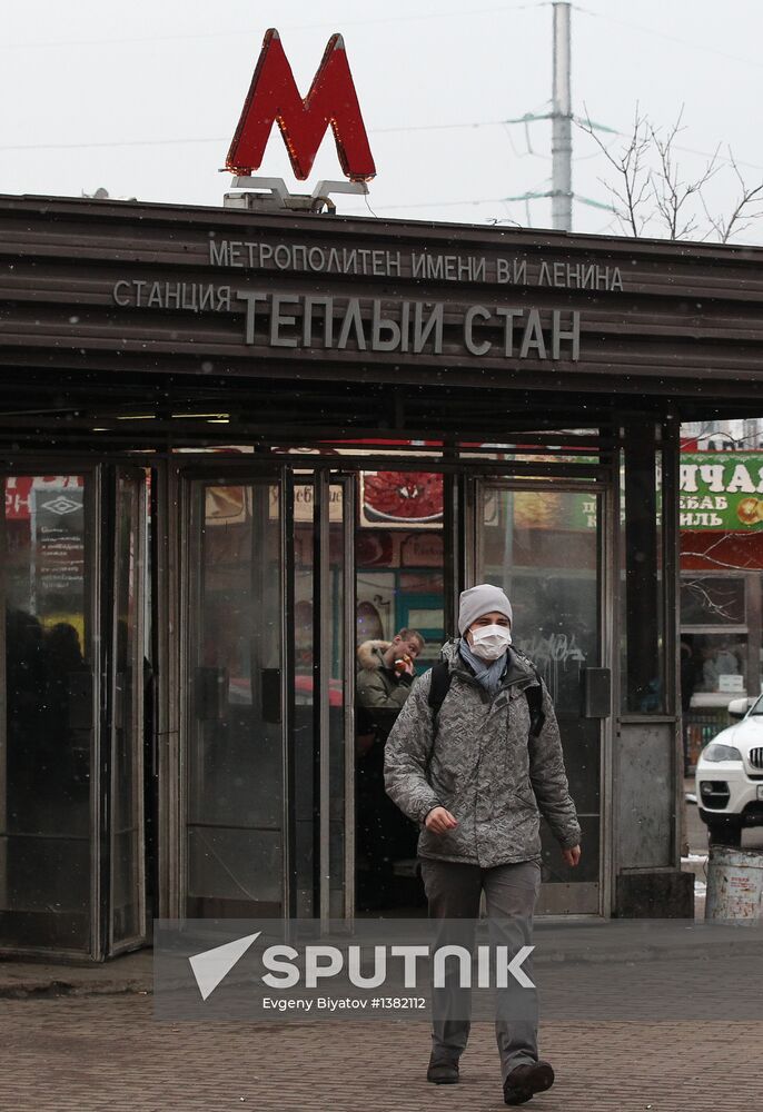 Preventative measures against cold and flu in Moscow