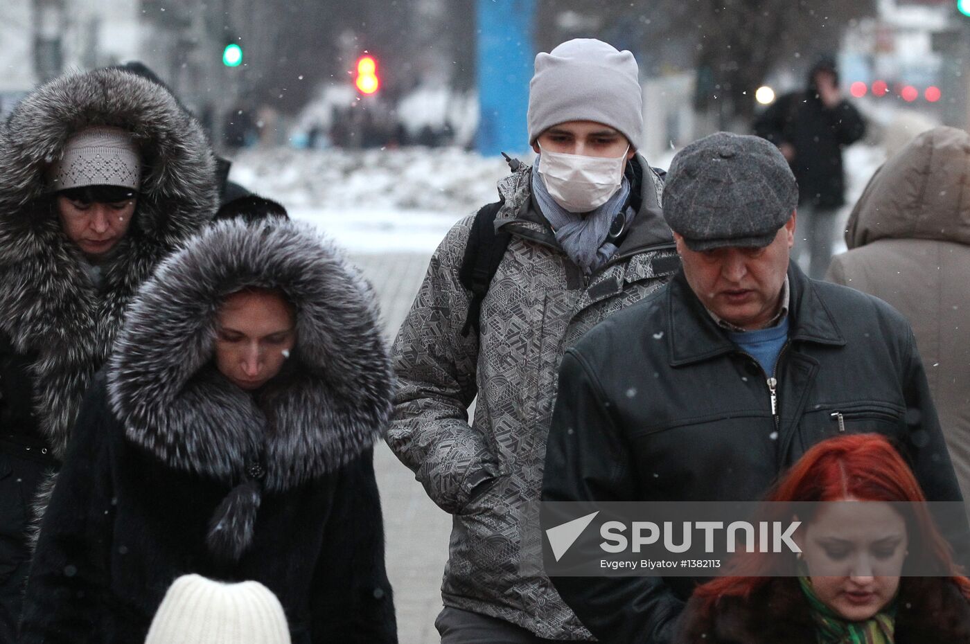 Preventative measures against cold and flu in Moscow