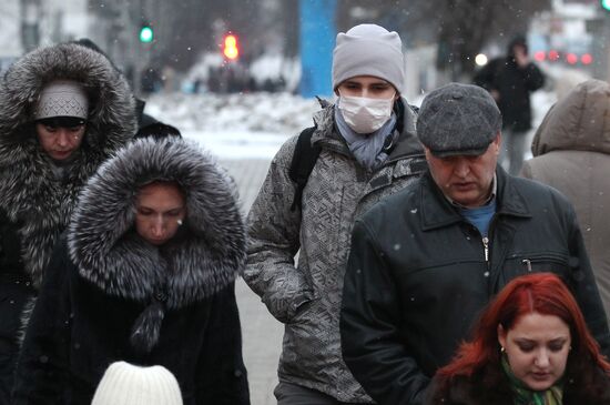 Preventative measures against cold and flu in Moscow