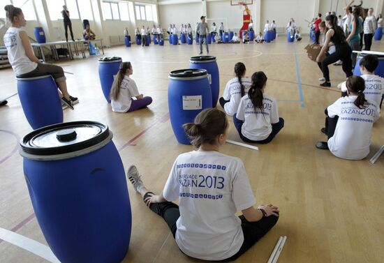 Universiade 2013 grand opening ceremony rehearsal