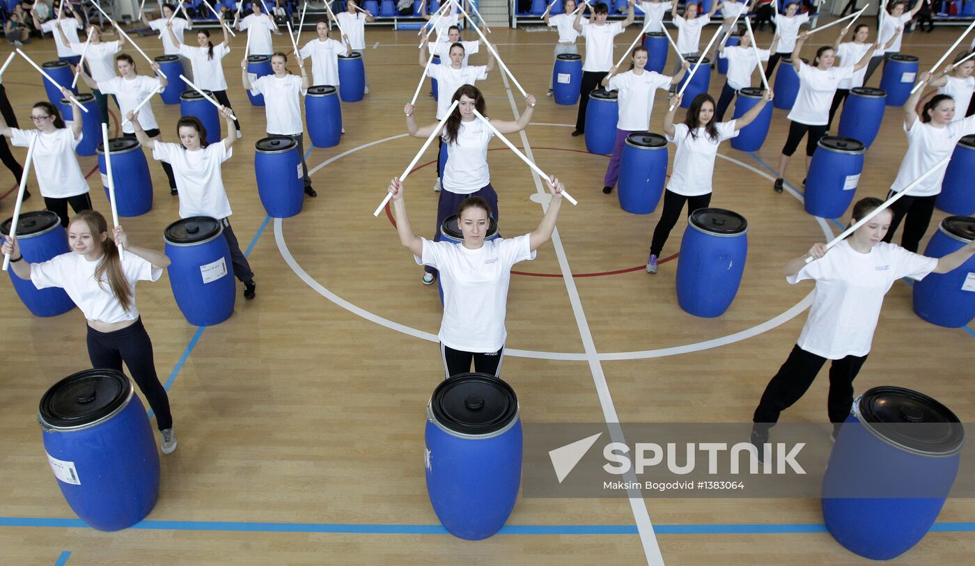 Universiade 2013 grand opening ceremony rehearsal