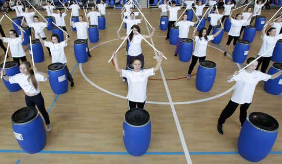 Universiade 2013 grand opening ceremony rehearsal