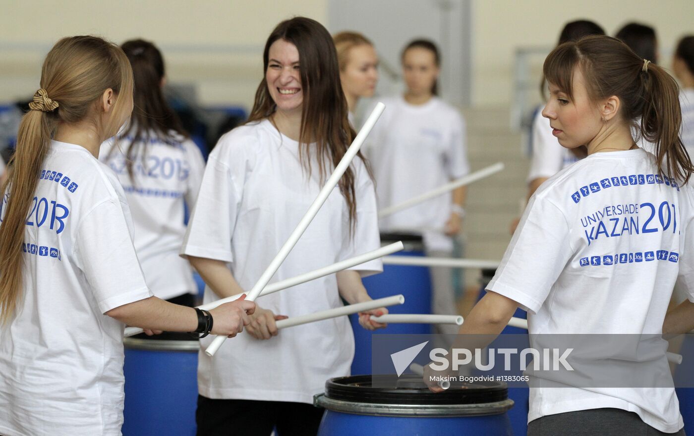 Universiade 2013 grand opening ceremony rehearsal
