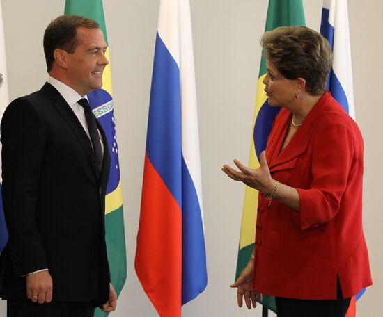 Dmitry Medvedev's working trip to Brazil