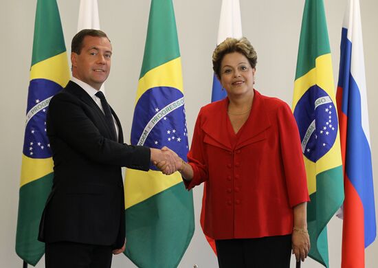 Dmitry Medvedev's working trip to Brazil